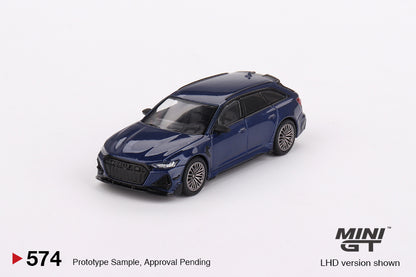 Mini GT Audi ABT RS6-R Navarra Blue Metallic MGT00574 1/64 Diecast