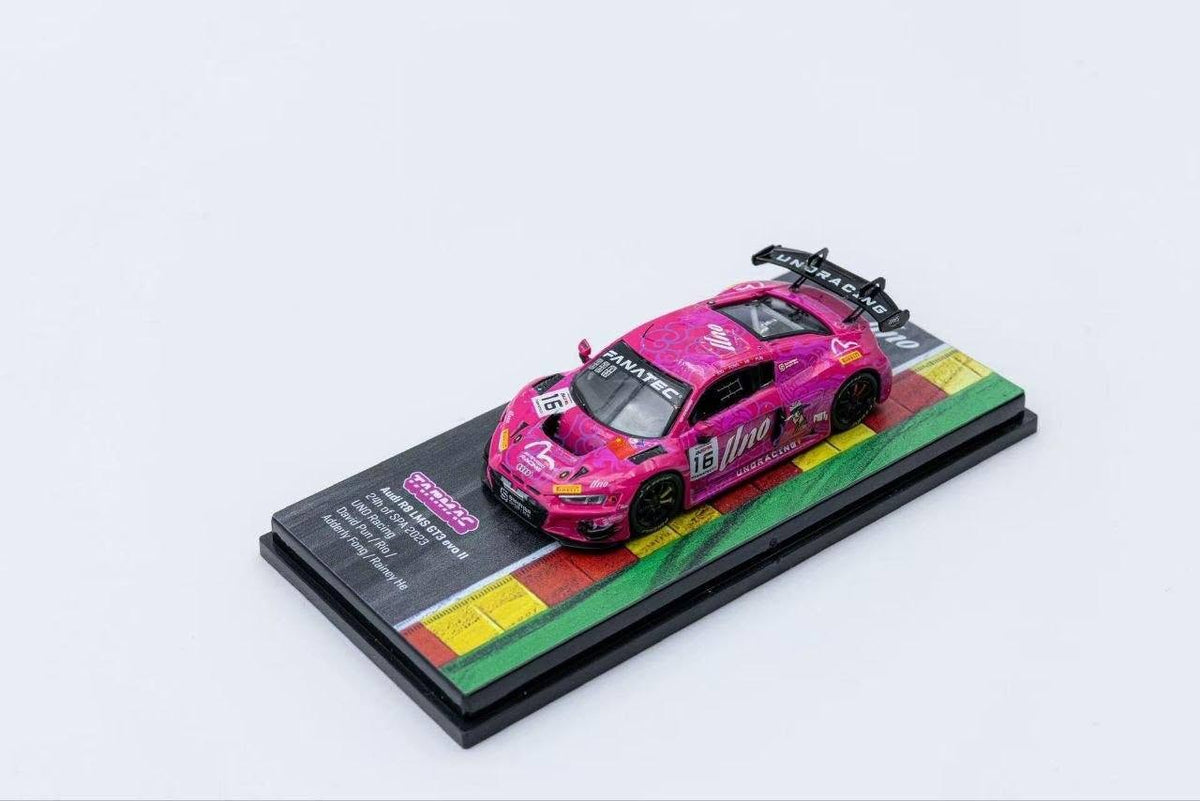 TARMAC WORKS Audi R8 LM8 GT3 evo II 24h of SPA Commemorative Model 2023 UNO Racing T64-043-23SPA18 1/64 Diecast