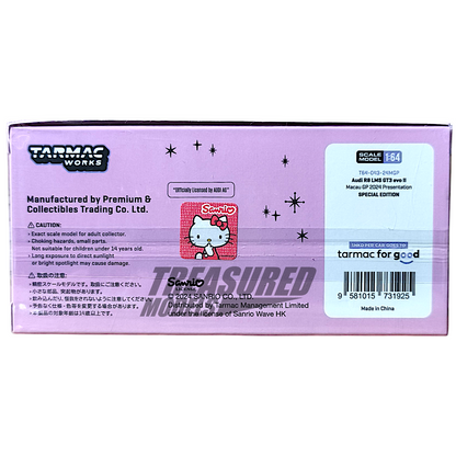 Tarmac Works Audi R8 LMS GT3 evo II Macau GP 2024 Presentation Special Edition T64G-043-24MGP 1/64 Diecast