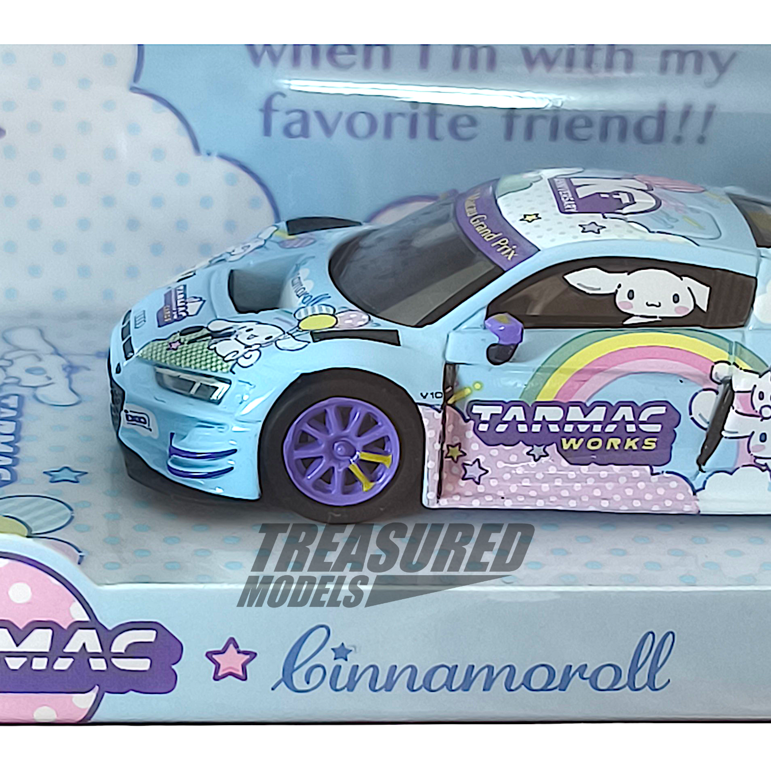 Tarmac Works Audi R8 LMS GT3 evo II Macau GP 2025 Cinnamoroll Tarmac Works Audi R8 LMS GT3 evo II Macau GP 2025 Cinnamoroll