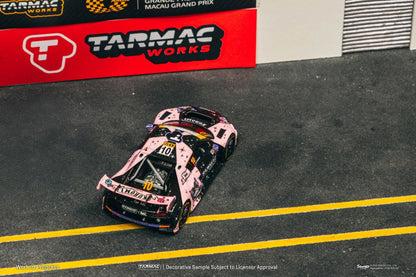 Tarmac Works Audi R8 LMS GT3 evo II Macau GT Cup FIA GT World Cup 2024 Uno Racing Adderly Fong w Tarmac Cards Colab w Sanrio T64G-043-24MGP10 1/64 Diecast