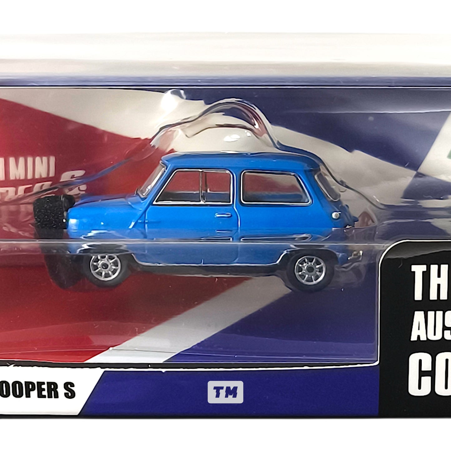GCD Austin Mini Cooper S Blue 1/64 Diecast