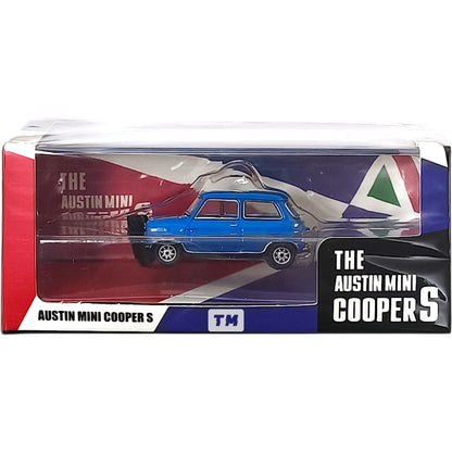 GCD Austin Mini Cooper S Blue 1/64 Diecast