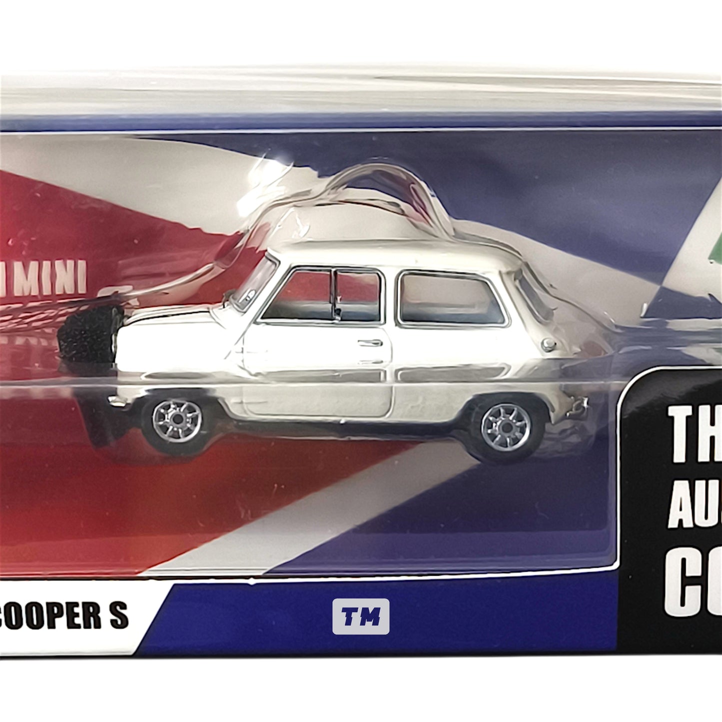GCD Austin Mini Cooper S White 1/64 Diecast
