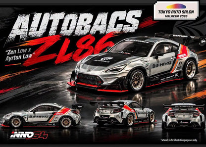 INNO64 Autobacs ZL86 TAS Malaysia 2026 1/64 Diecast