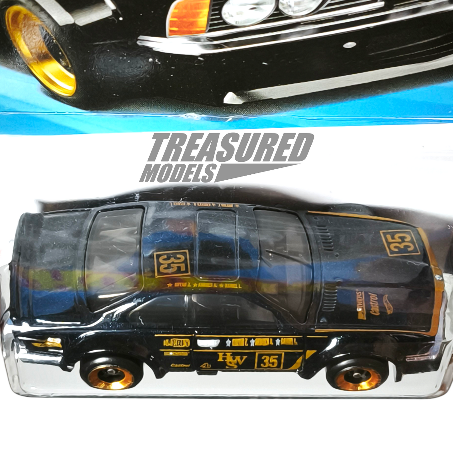Hot Wheels BMW 635 CSi Black 2025 Main Line Wild Widebody 1/64 Die Cast