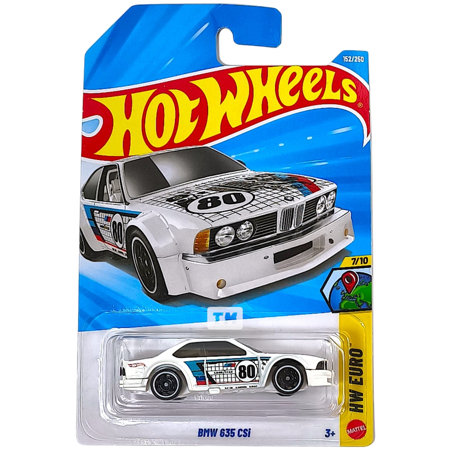 Hot Wheels BMW 635 CSi White 2026 Basic 1/64 Diecast