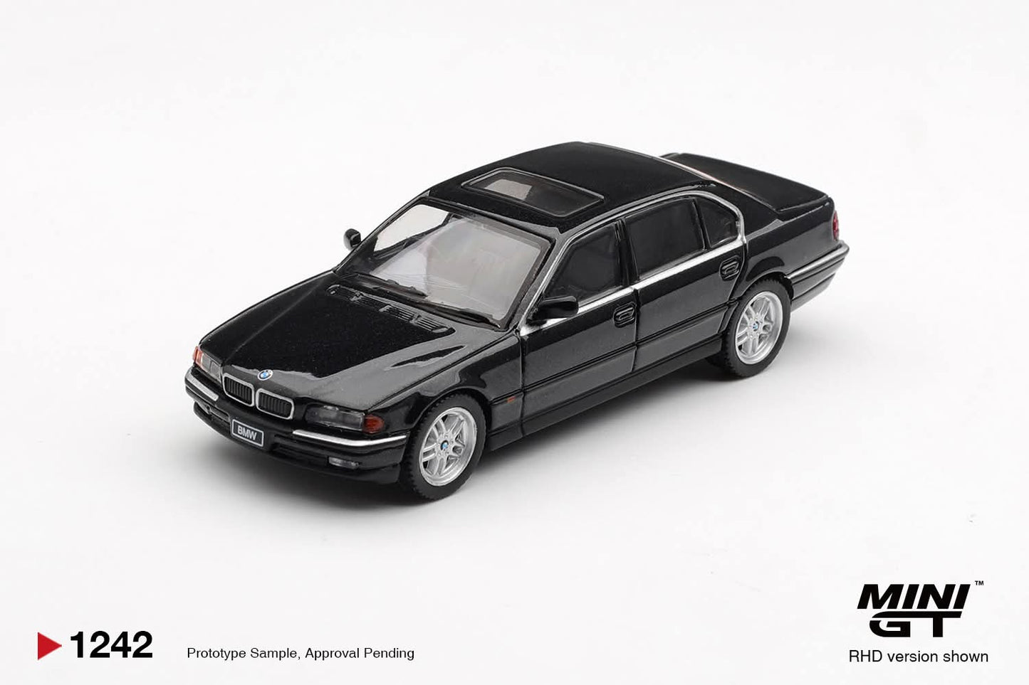 [Pre-Order] Mini GT BMW 750IL Black Sapphire MGT01242 1/64 Diecast