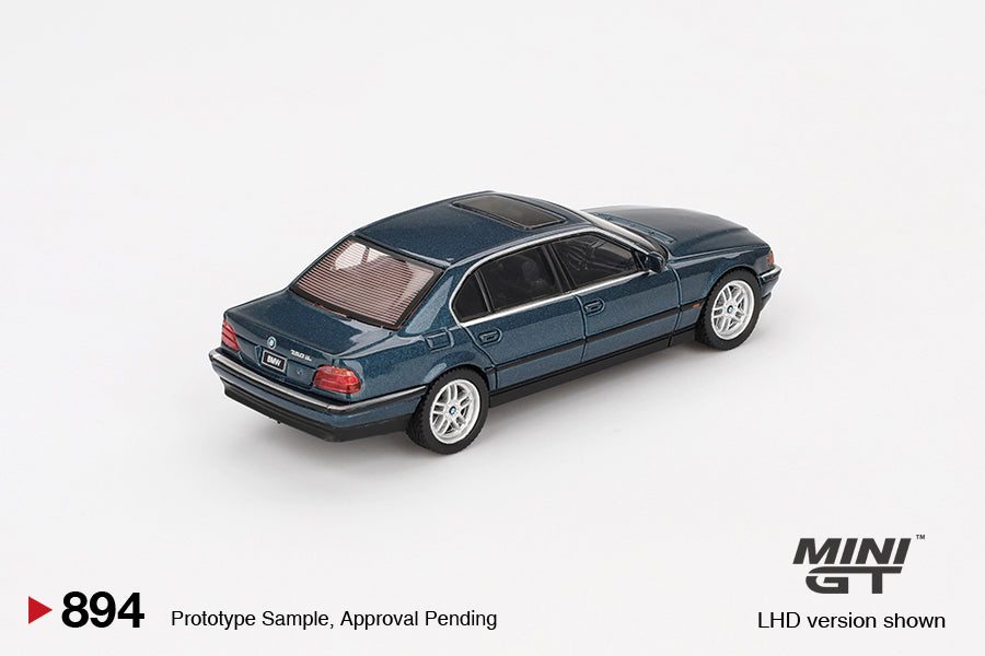 Mini GT BMW 750IL Sorrento Blue Metallic MGT00894 1/64 Diecast