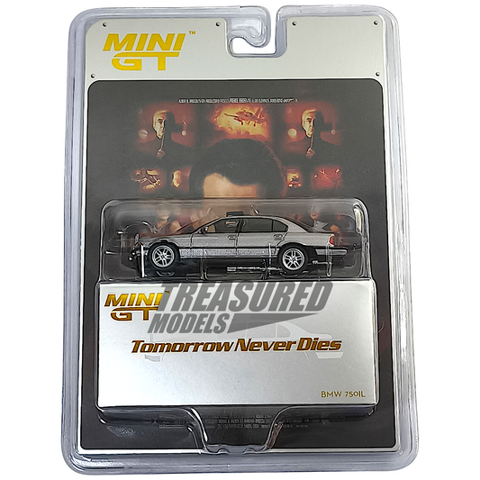 Mini GT BMW 750IL Tomorrow Never Dies English Version MGT00902 1/64 Diecast
