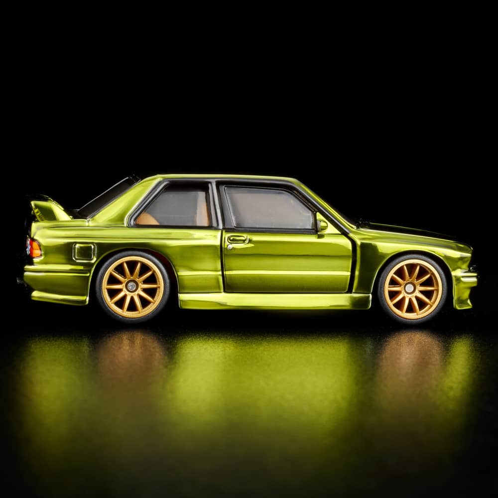 HOT WHEELS BMW M3 1991 Spectraflame Olive RLC 1/64 Diecast