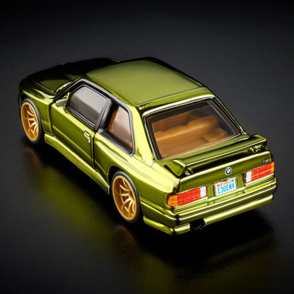 HOT WHEELS BMW M3 1991 Spectraflame Olive RLC 1/64 Diecast