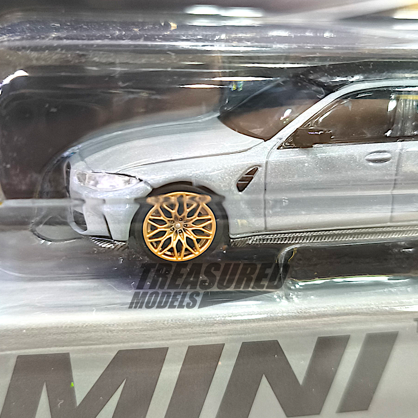 Mini GT BMW M3 Competition Touring Brooklyn Grey Blister Packaging MGT00864 1/64 Diecast