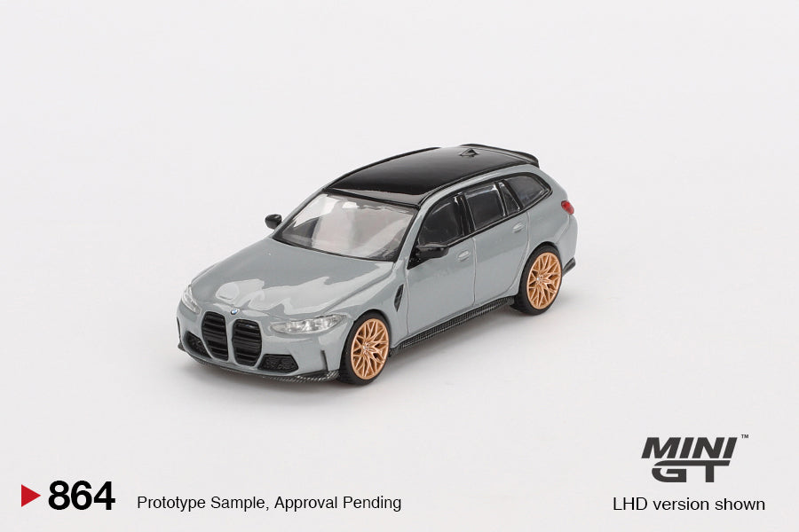 Mini GT BMW M3 Competition Touring Brooklyn Grey MGT00864 1/64 Die Cast