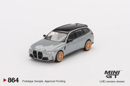 Mini GT BMW M3 Competition Touring Brooklyn Grey MGT00864 1/64 Die Cast
