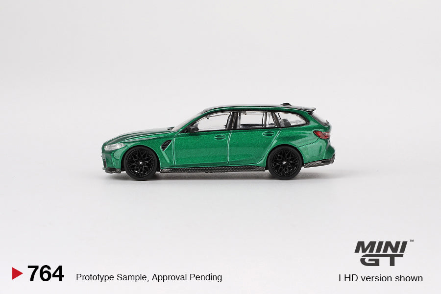 Mini GT BMW M3 Competition Touring Isle of Man Green Metallic MGT00764 1/64 Die Cast