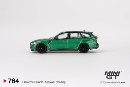 Mini GT BMW M3 Competition Touring Isle of Man Green Metallic MGT00764 1/64 Die Cast