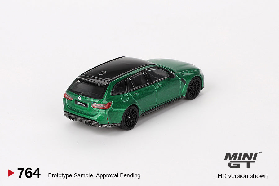 Mini GT BMW M3 Competition Touring Isle of Man Green Metallic MGT00764 1/64 Die Cast