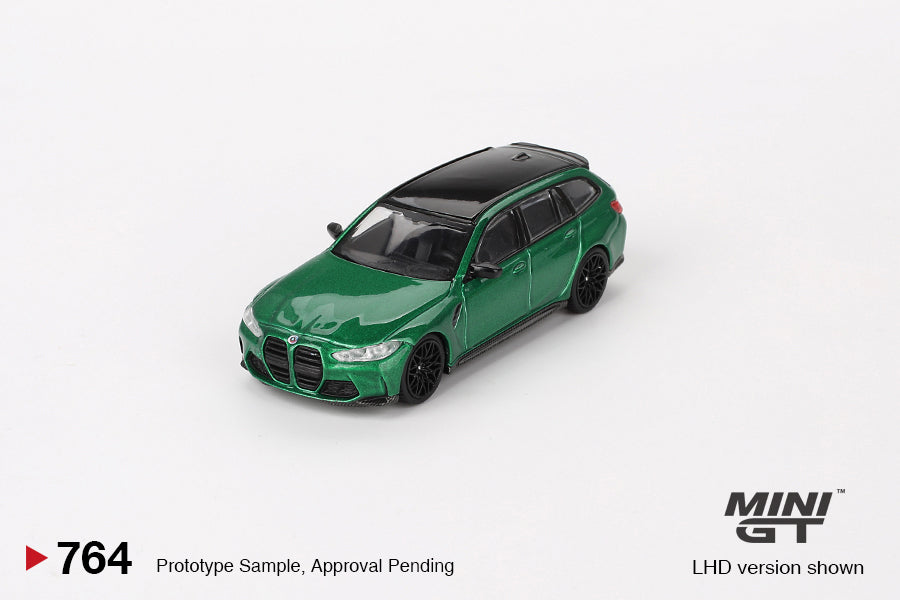 Mini GT BMW M3 Competition Touring Isle of Man Green Metallic MGT00764 1/64 Die Cast