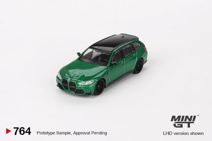 Mini GT BMW M3 Competition Touring Isle of Man Green Metallic MGT00764 1/64 Die Cast