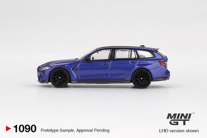 *Pre-Order* Mini GT BMW M3 Competition Touring Portimao Blue Metallic Blister Packaging MGT01090 1/64 Diecast