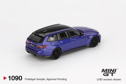 *Pre-Order* Mini GT BMW M3 Competition Touring Portimao Blue Metallic Blister Packaging MGT01090 1/64 Diecast