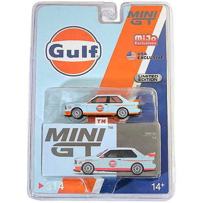 Mini GT BMW M3 E30 Gulf Blister Packaging MGT00314-BL 1/64 Diecast