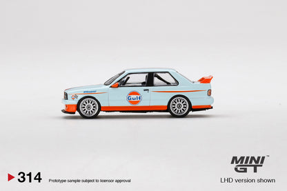 Mini GT BMW M3 E30 Gulf Blister Packaging MGT00314-BL 1/64 Diecast