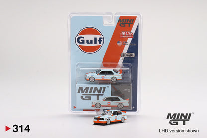 Mini GT BMW M3 E30 Gulf Blister Packaging MGT00314-BL 1/64 Diecast