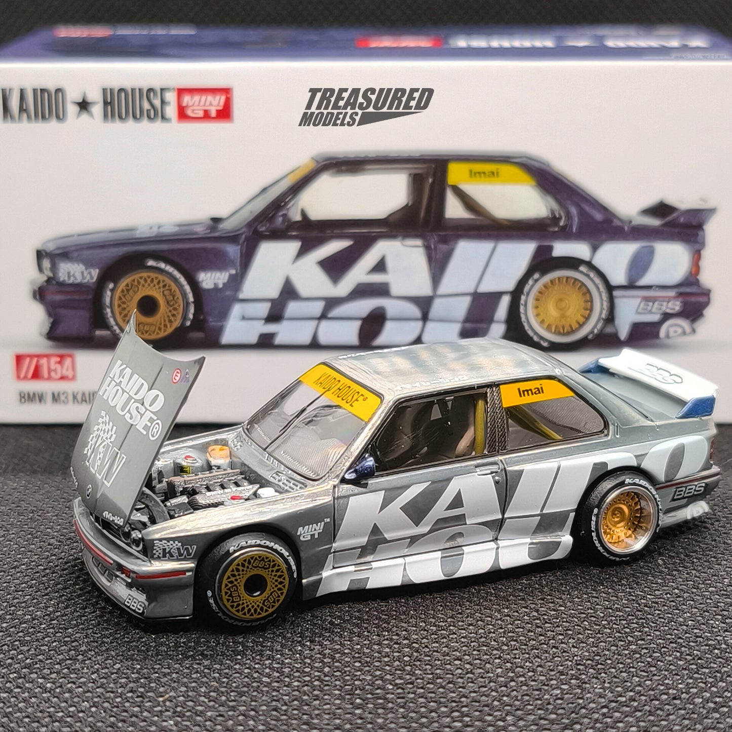 Kaido House BMW M3 E30 Kaido Works V1 Chase KHMG154 1/64 Diecast