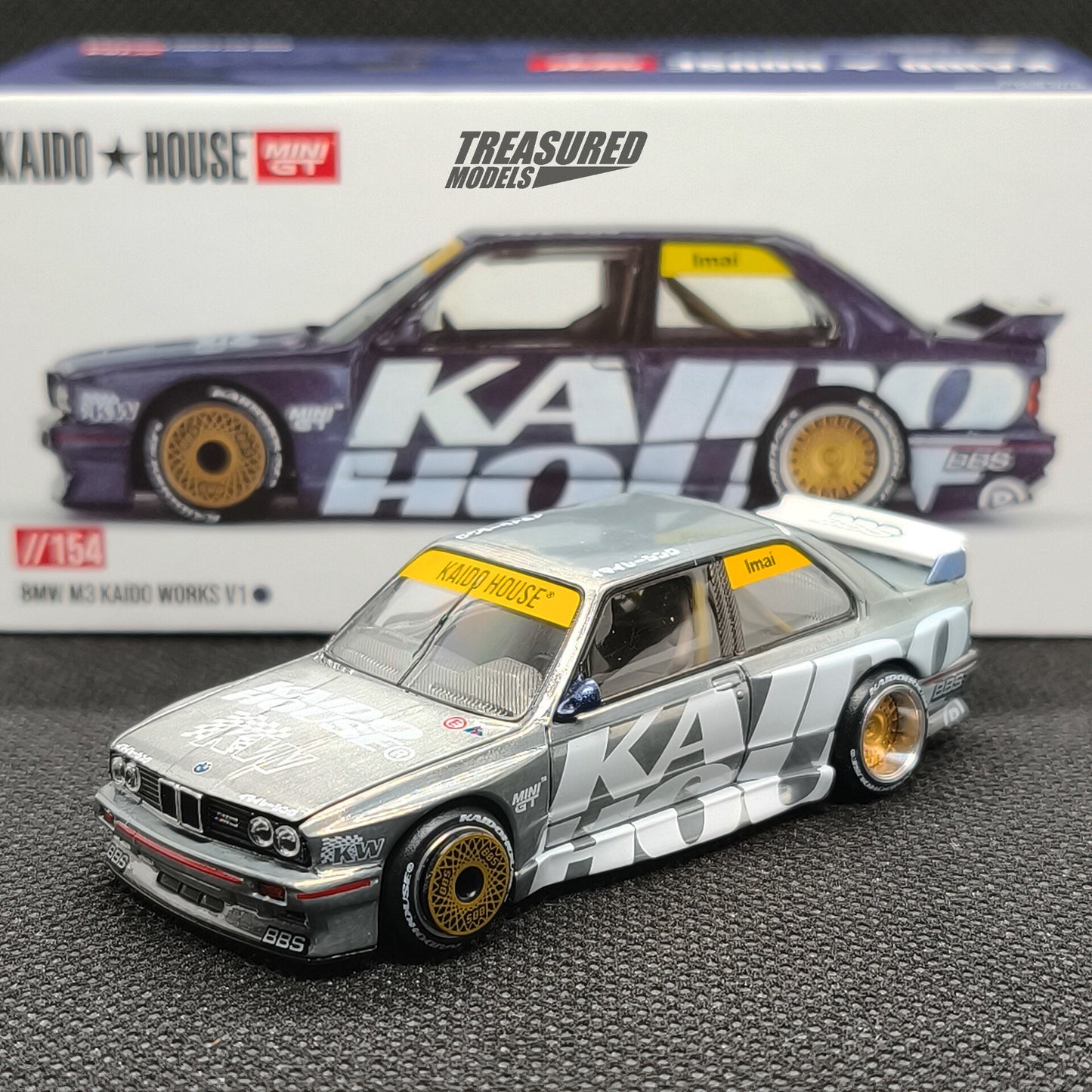 Kaido House BMW M3 E30 Kaido Works V1 Chase KHMG154 1/64 Diecast