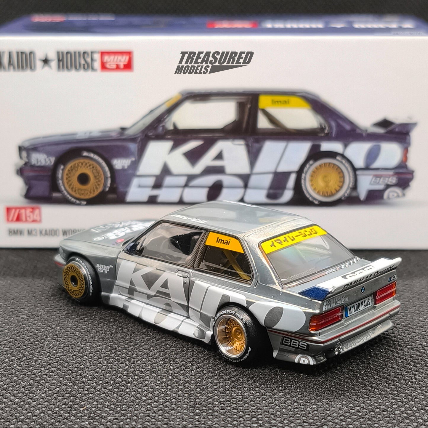 Kaido House BMW M3 E30 Kaido Works V1 Chase KHMG154 1/64 Diecast