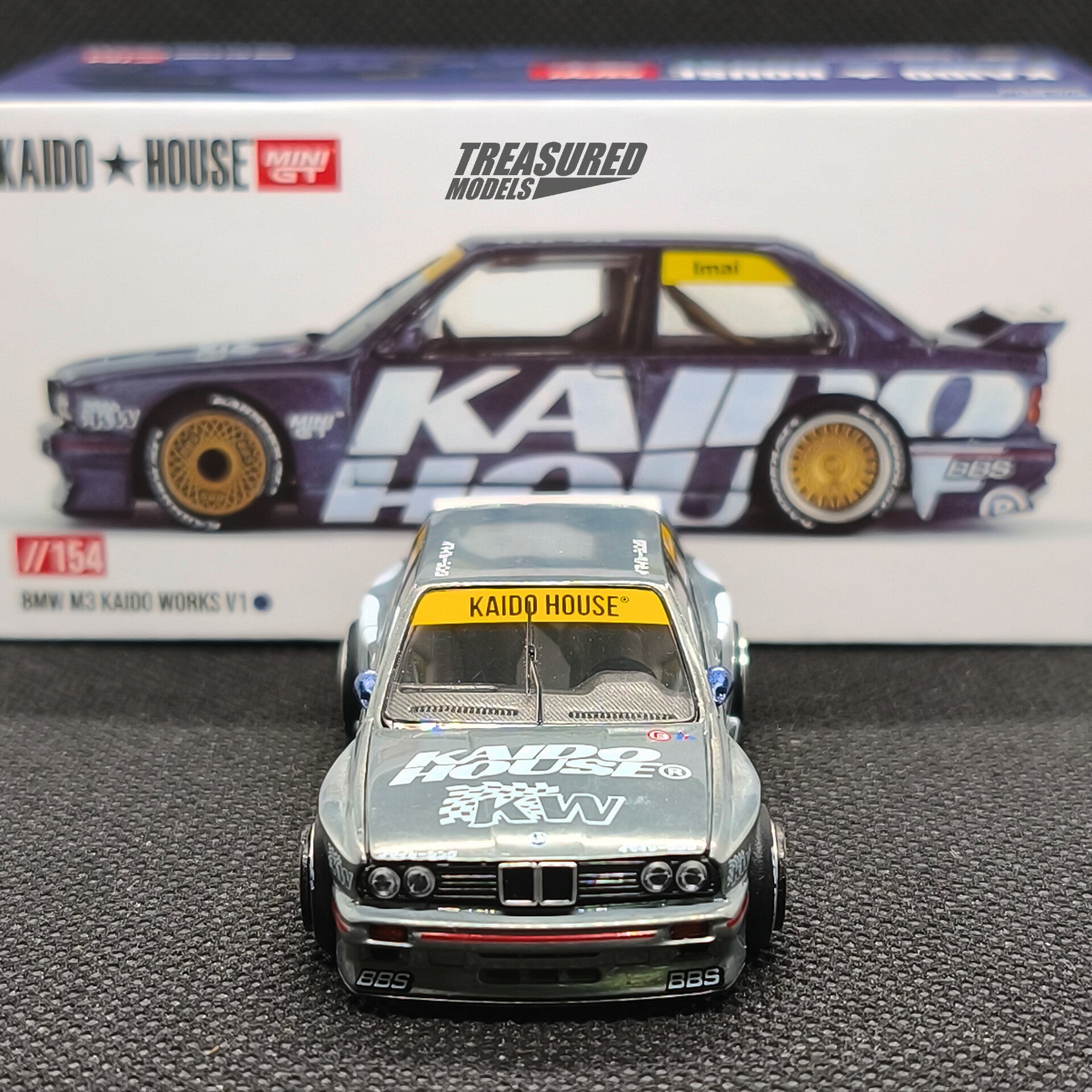 Kaido House BMW M3 E30 Kaido Works V1 Chase KHMG154 1/64 Diecast