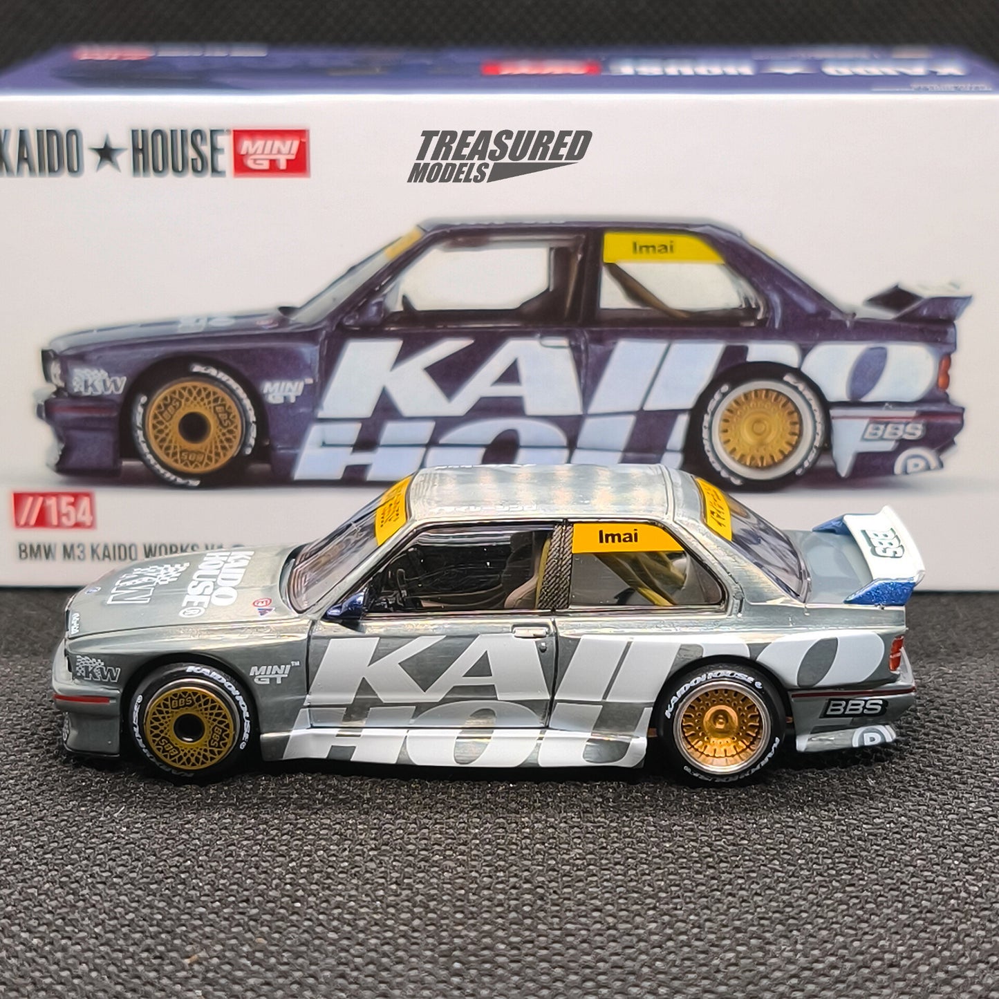 Kaido House BMW M3 E30 Kaido Works V1 Chase KHMG154 1/64 Diecast