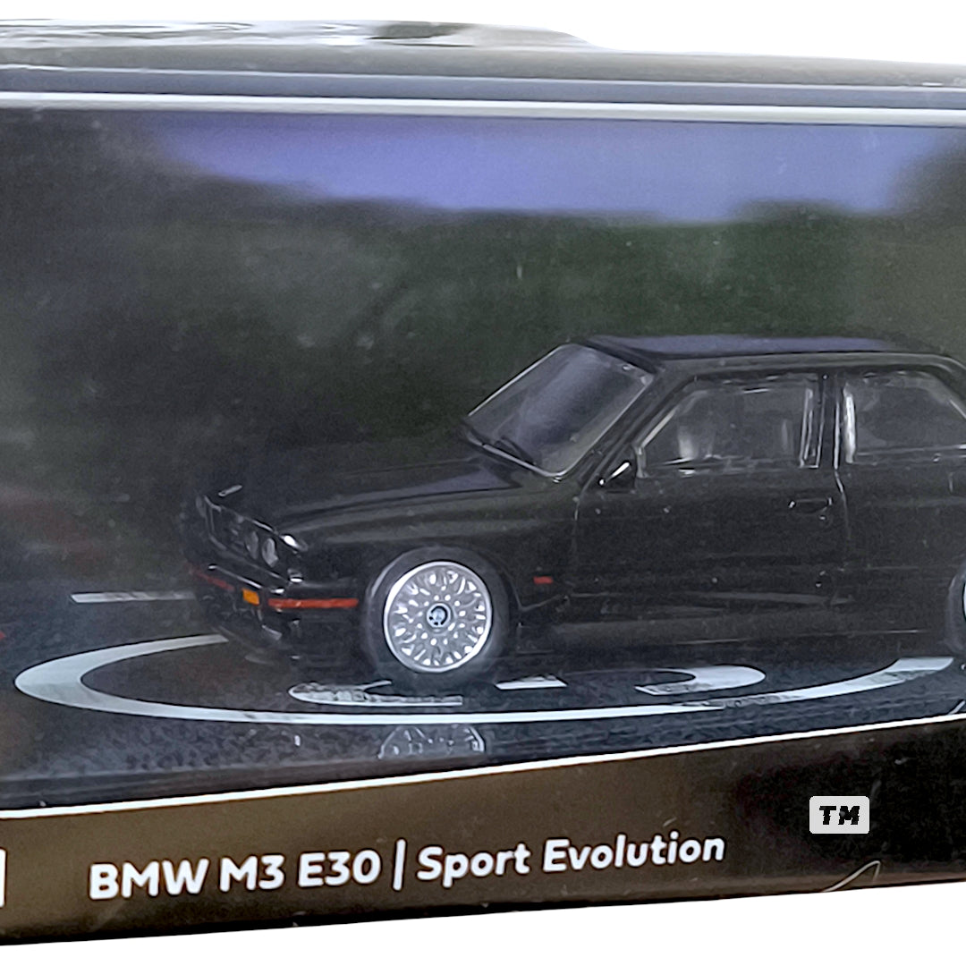 Tarmac Works BMW M3 E30 Sport Evolution Black T64-009-BLK 1/64 Diecast