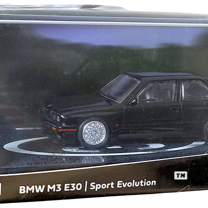 Tarmac Works BMW M3 E30 Sport Evolution Black T64-009-BLK 1/64 Diecast