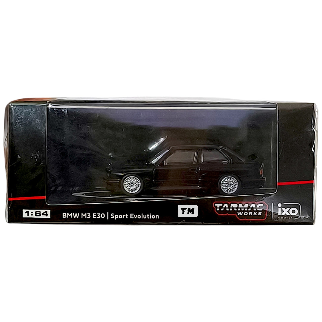 Tarmac Works BMW M3 E30 Sport Evolution Black T64-009-BLK 1/64 Diecast
