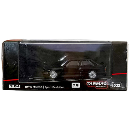 Tarmac Works BMW M3 E30 Sport Evolution Black T64-009-BLK 1/64 Diecast