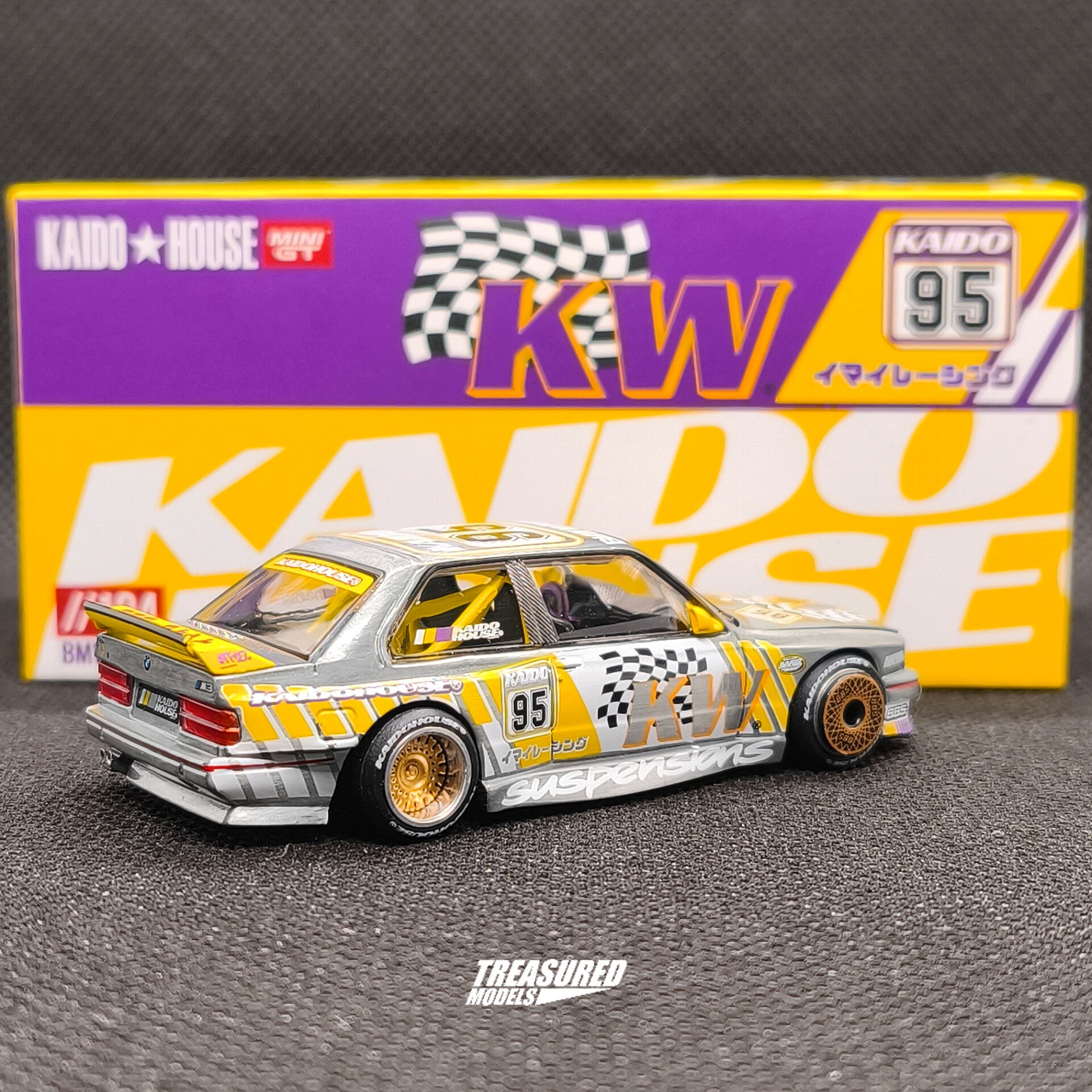 CHASE! Kaido House BMW M3 Kaido KW V1 Chase KHMG194 1/64 Diecast