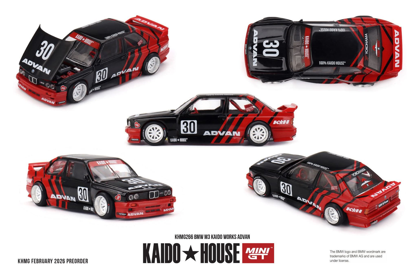 [Pre-Order] Kaido House BMW M3 Kaido Works Advan KHMG266 1/64 Diecast