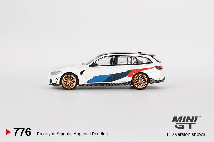 Mini GT BMW M3 M Performance Touring Alpine White Blister Packaging MGT00776 1/64 Diecast