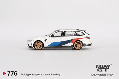 Mini GT BMW M3 M Performance Touring Alpine White Blister Packaging MGT00776 1/64 Diecast