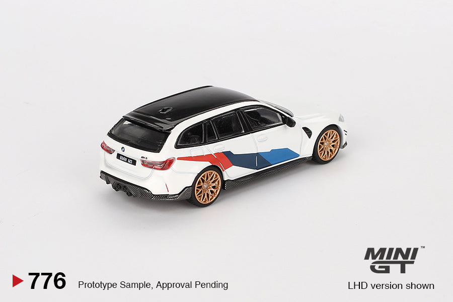 Mini GT BMW M3 M Performance Touring Alpine White Blister Packaging MGT00776 1/64 Diecast