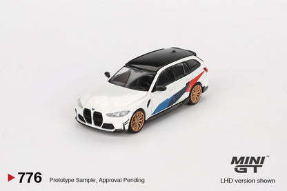 Mini GT BMW M3 M Performance Touring Alpine White Blister Packaging MGT00776 1/64 Diecast