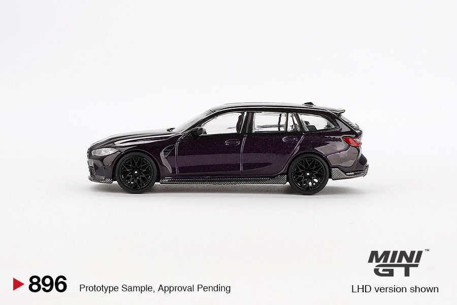 Mini GT BMW M3 M Performance Touring Daytona Violet MGT00896 1/64 Die Cast