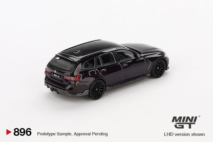 Mini GT BMW M3 M Performance Touring Daytona Violet MGT00896 1/64 Die Cast