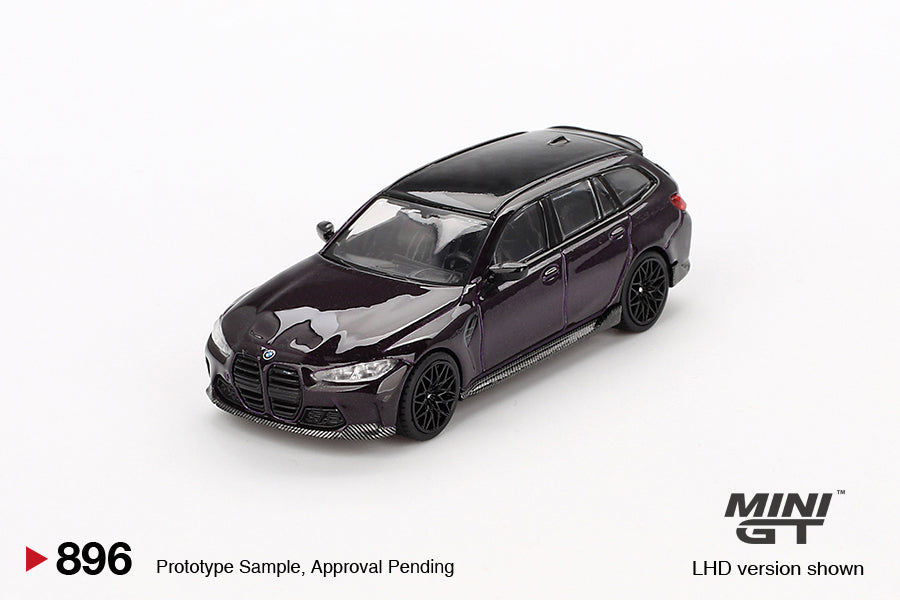 Mini GT BMW M3 M Performance Touring Daytona Violet MGT00896 1/64 Die Cast