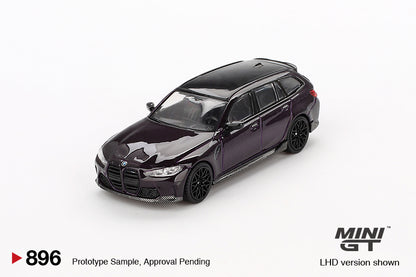 Mini GT BMW M3 M Performance Touring Daytona Violet MGT00896 1/64 Die Cast