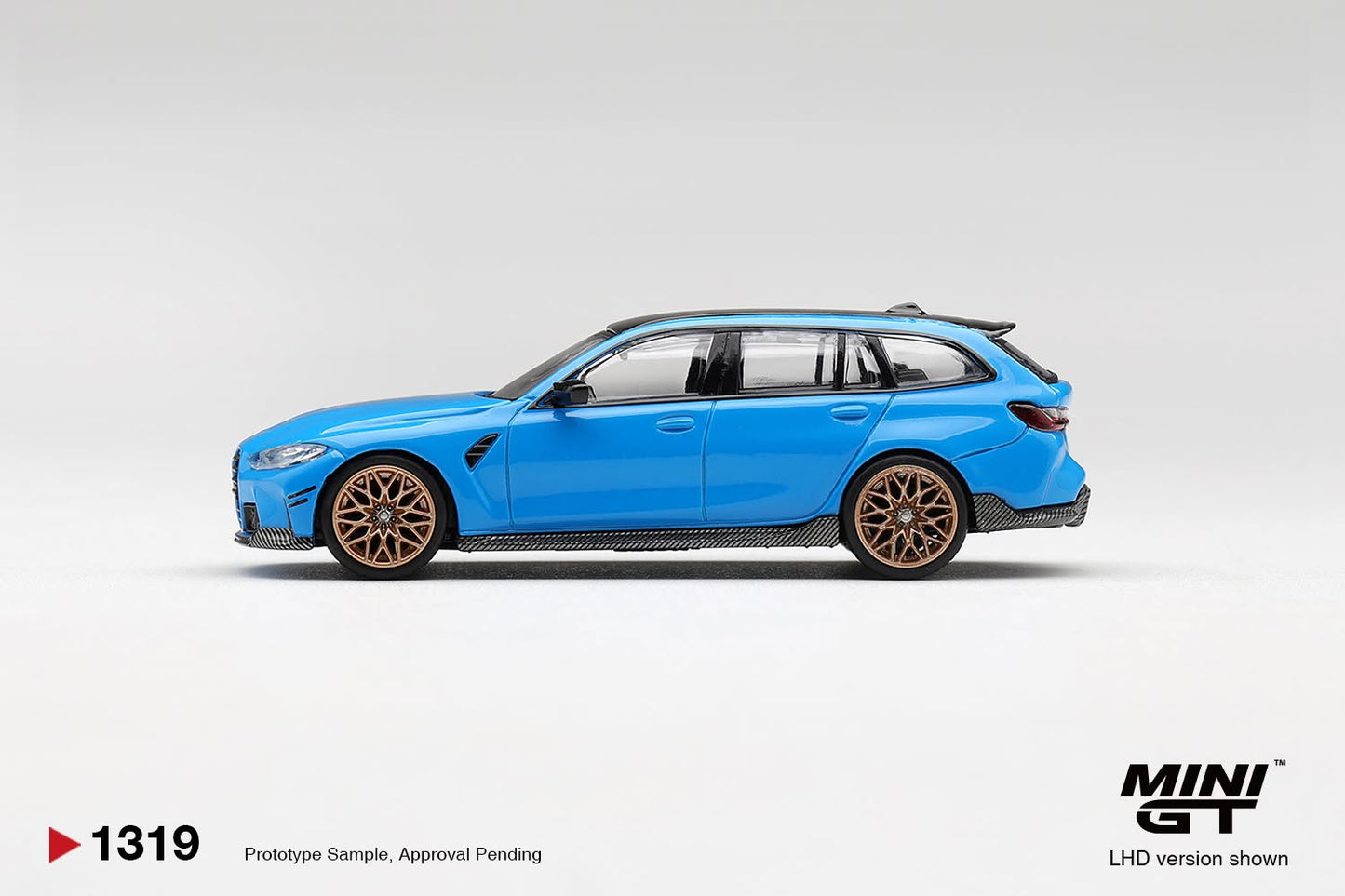 [Pre-Order] Mini GT BMW M3 M Performance Touring Riviera Blue MGT01319 1/64 Diecast