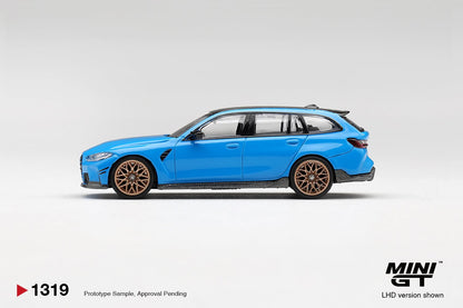 [Pre-Order] Mini GT BMW M3 M Performance Touring Riviera Blue MGT01319 1/64 Diecast